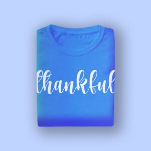 Camiseta estampada color azul
